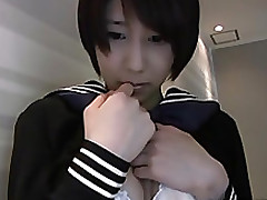 riku japanese infant school uniform pov amateur blowjob cumshot fisting