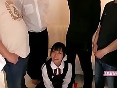 blowjob boobs cumshot hardcore pussy asian brunette creampie japanese schoolgirl